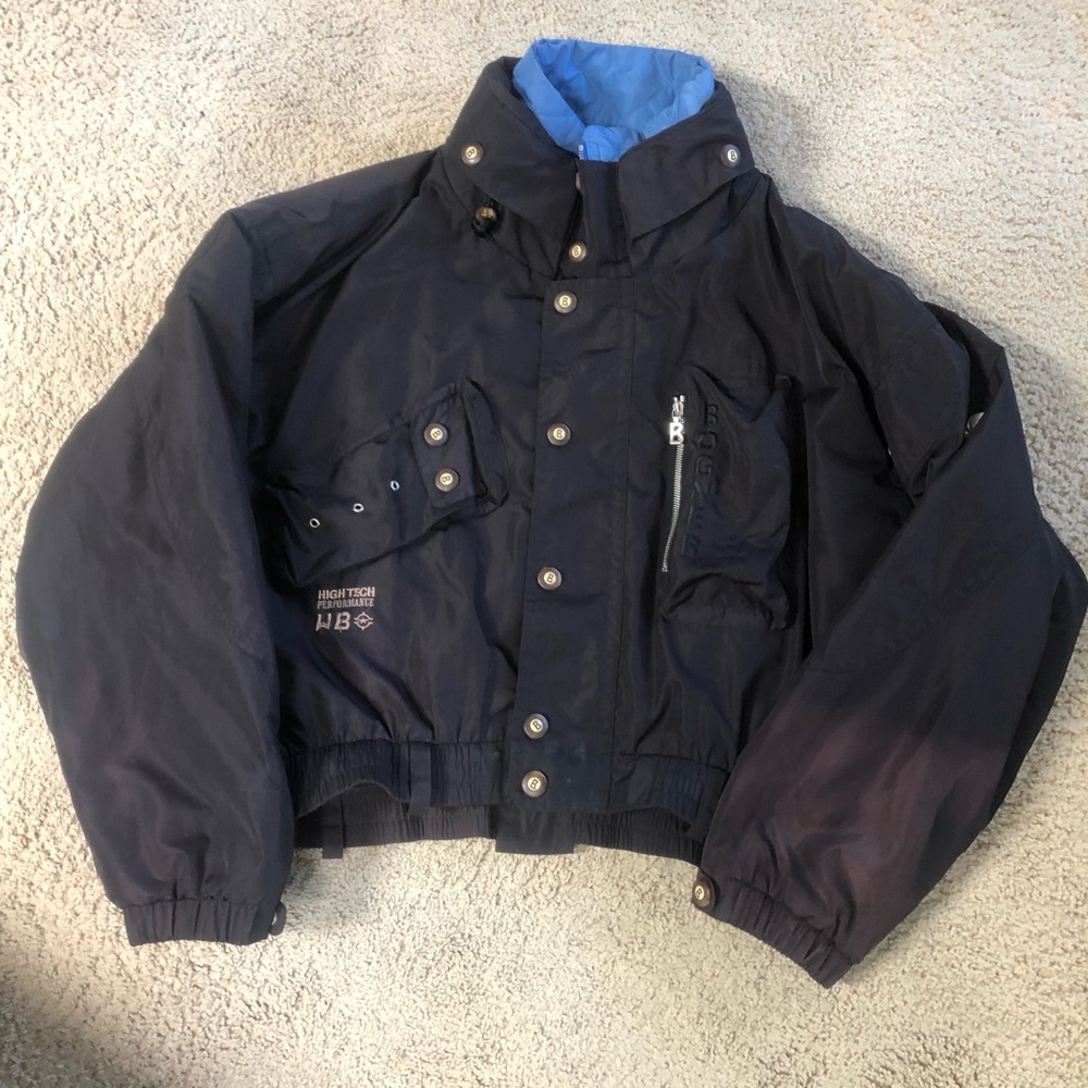 Vintage BOGNER High Tech performance Bomber Jacket. Size 42. Black.